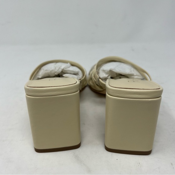 NWT RAYE Lia Cream Leather Strappy Mule Heel Size 6.5 - Picture 6 of 7